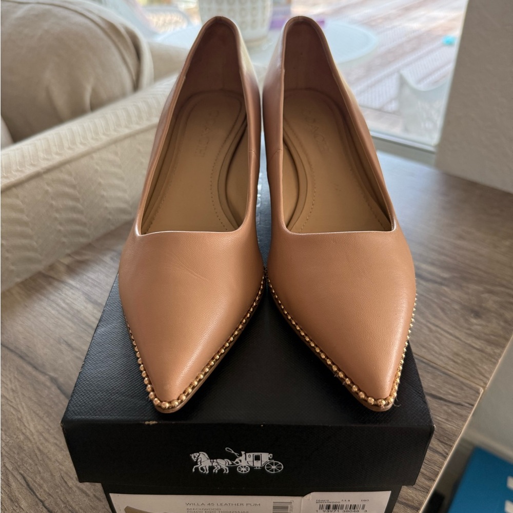 Coach Willa 45 Leather Pumps